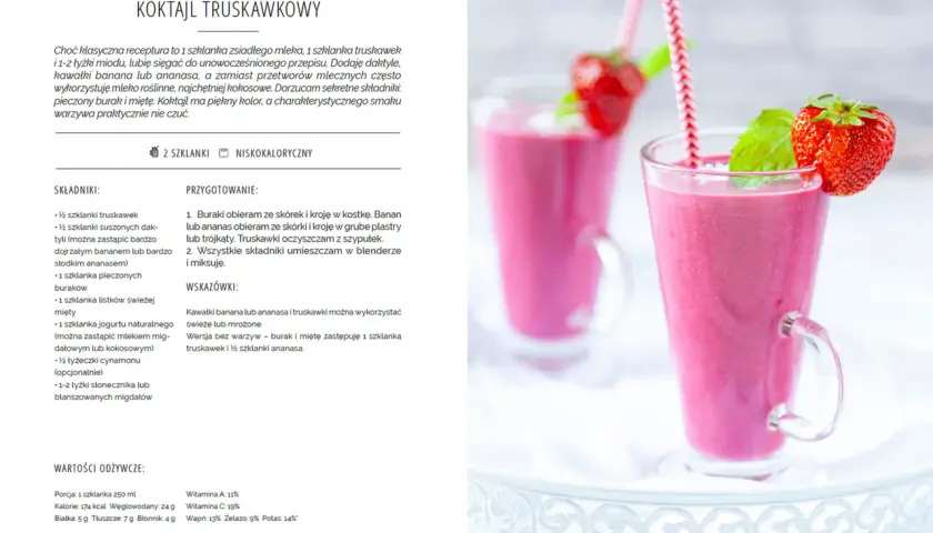 Koktajl truskawkowy kcal - ile kalorii naprawdę ma Twój ulubiony napój?