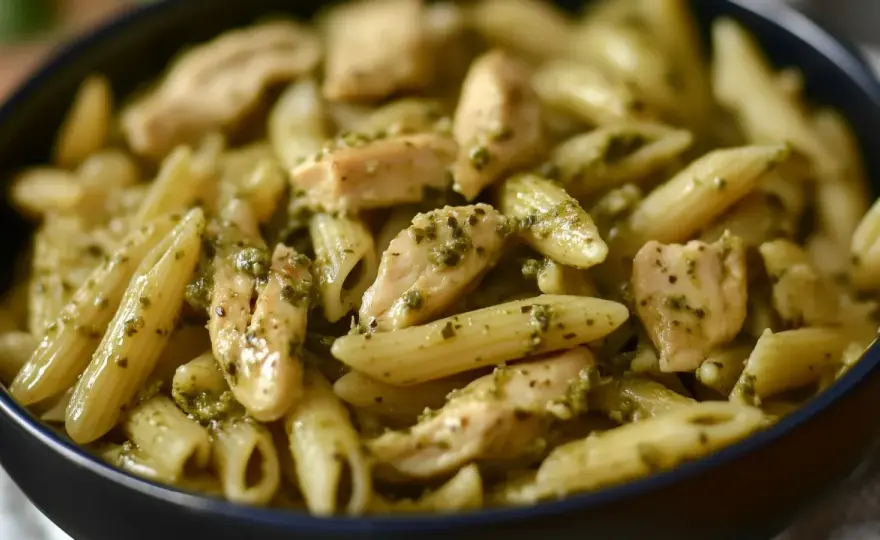 Makaron z pesto i kurczakiem - Jak zrobić idealny sos bez śmietany?
