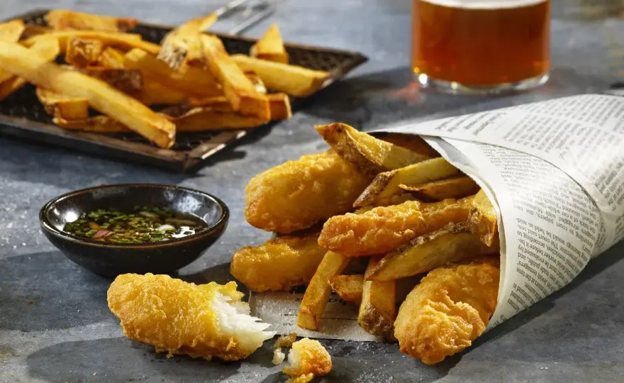 Fish and Chips - Przepis na idealne, chrupiące danie!